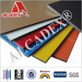 Colorful Decorative Wall Cladding PE Coating Aluminium Composite Panel